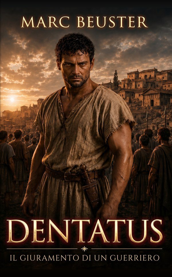 Copertina del libro: Dentatus – Il giuramento di un guerriero, volume 2 della serie La Leggenda di Dentatus di Marc Beuster