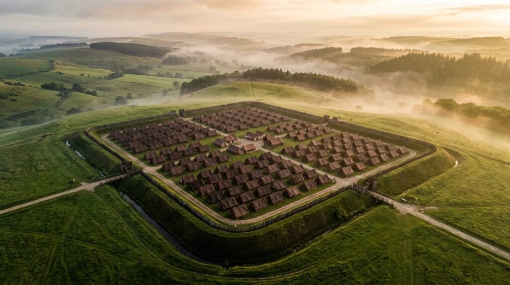 El campamento de marcha romano: cómo una legión levantaba una fortaleza en pocas horas